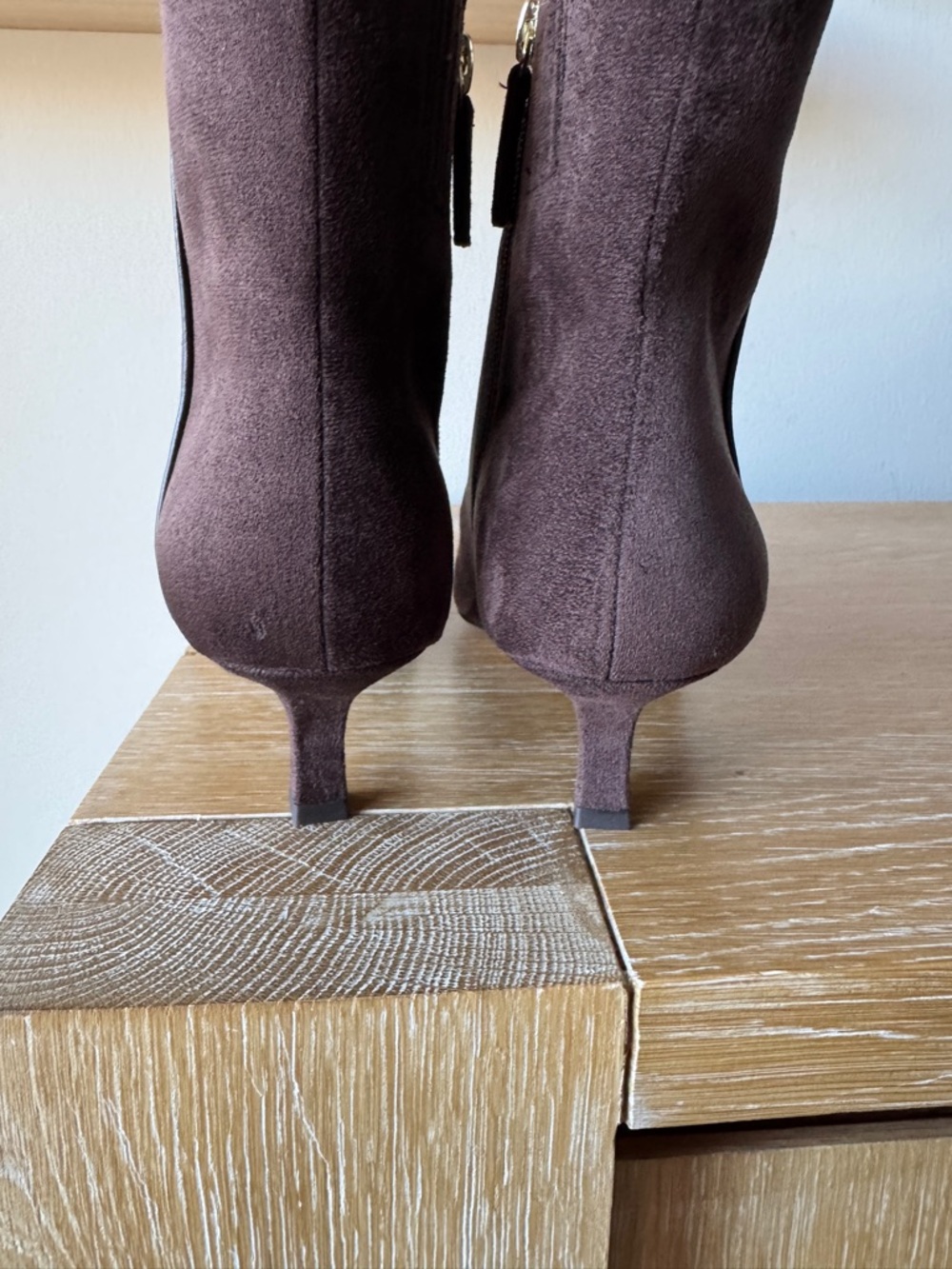 NWOB! J. CREW FACTORY Women’s Sueded Pointy-Toe Boots Rustic Brown Size 10 - Picture 10 of 13